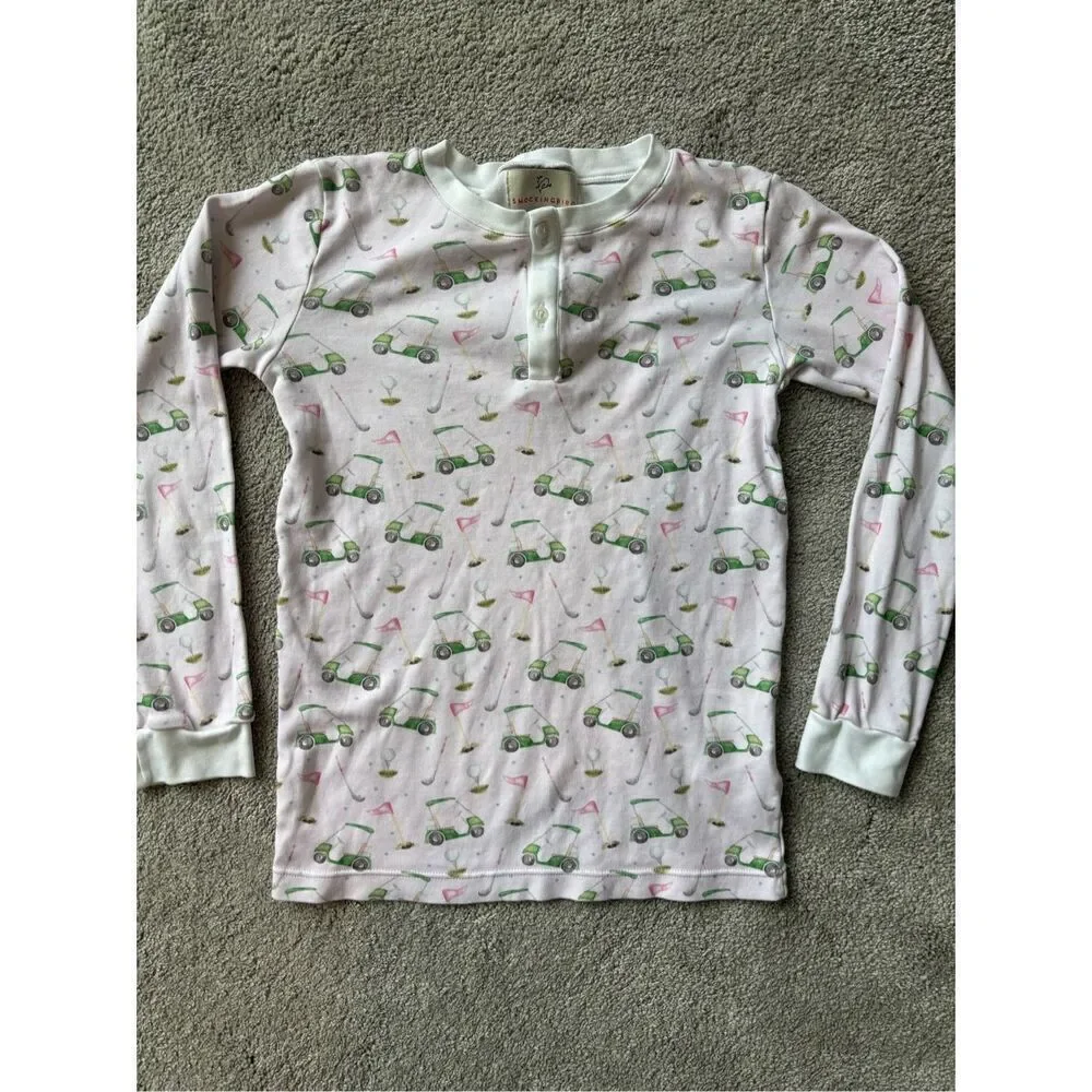 NWOT Smockingbird girls henley golf girls top, $58 sz 10 C6